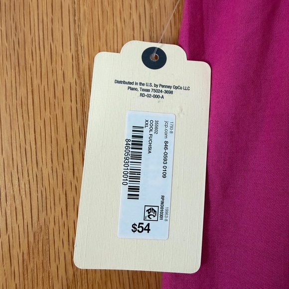 #254 NWT. St. John's Bay Vibrant Pink A-Line Skirt. Size XXL. Beautiful Skirt - Picture 7 of 12